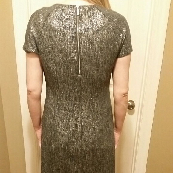 Tommy Hilfiger blue sparkly cap-sleeved dress - Picture 2 of 6